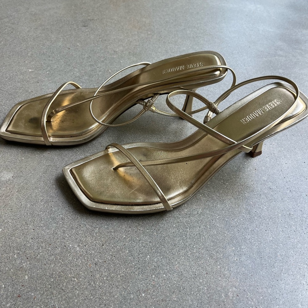 Steve Madden strappy heels 8.5